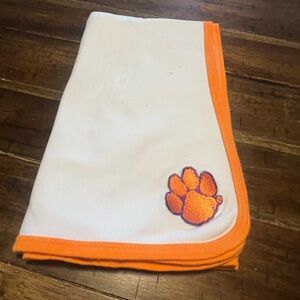 Clemson baby blanket